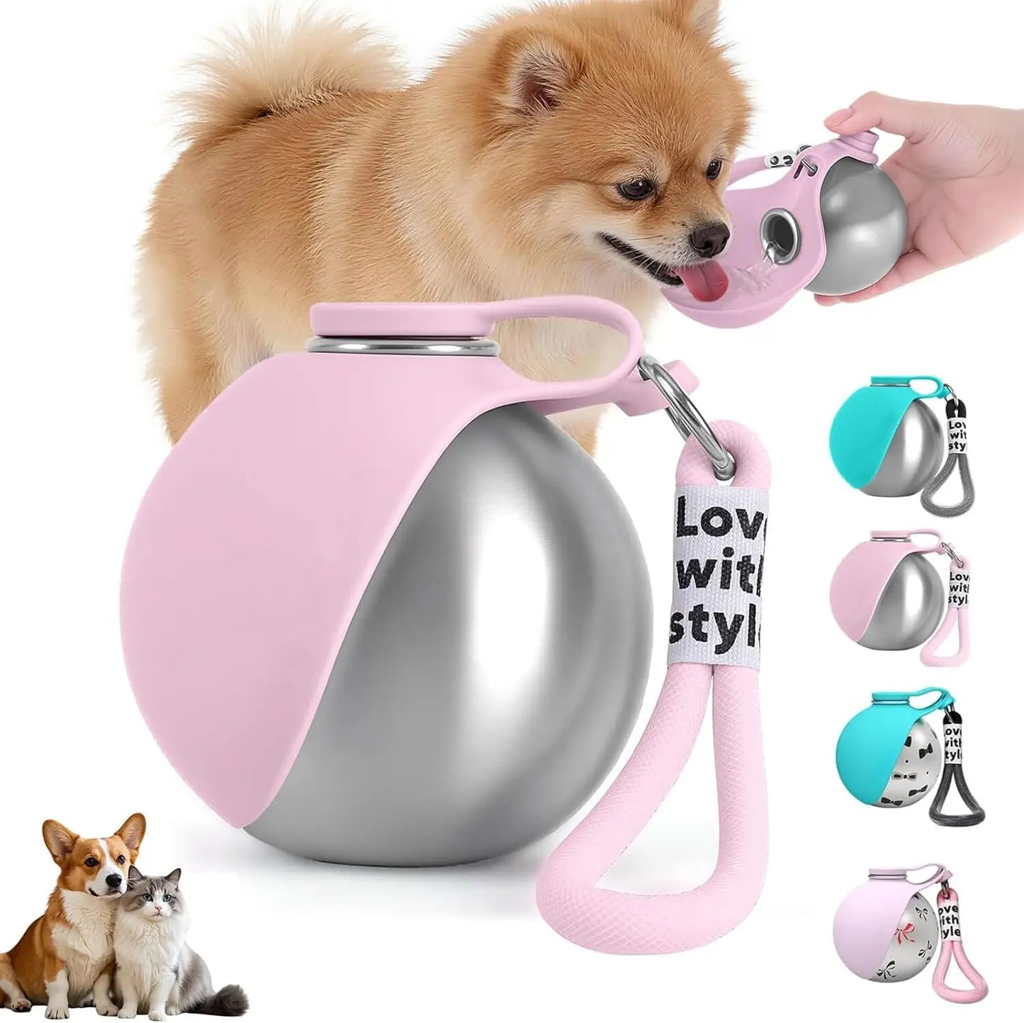 Hunde Trinkflasche Sport