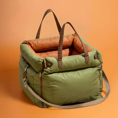 2-in-1 Hunde Autositz & Tragetasche