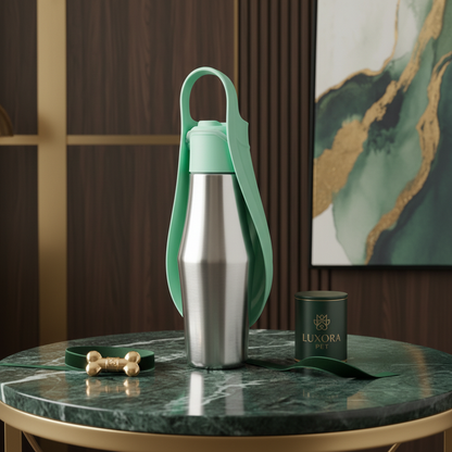 Hunde Trinkflasche Slim – Luxorapet Premium Stil
